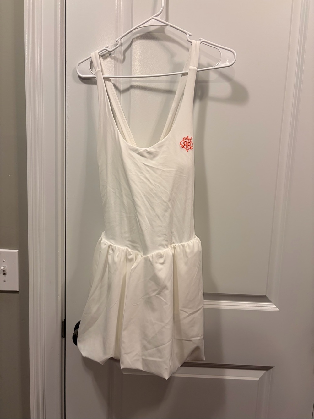 Roller Rabbit Target Collaboration White Athletic Dress with Coral Logo